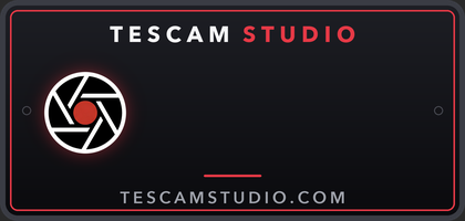 The TesCam Studio license plate from the community gallery